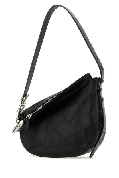 Burberry Women Black Leather Knight Small Shoulder Bag by Luosophy