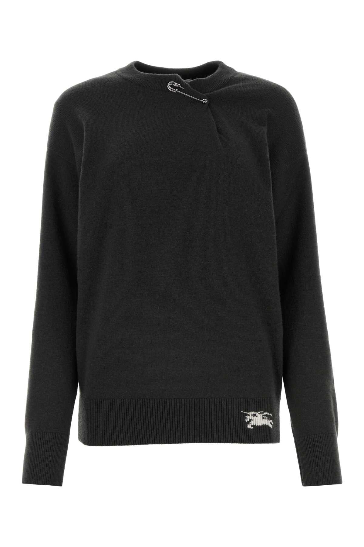 Burberry Women Anthracite Cashmere Sweater by Luosophy