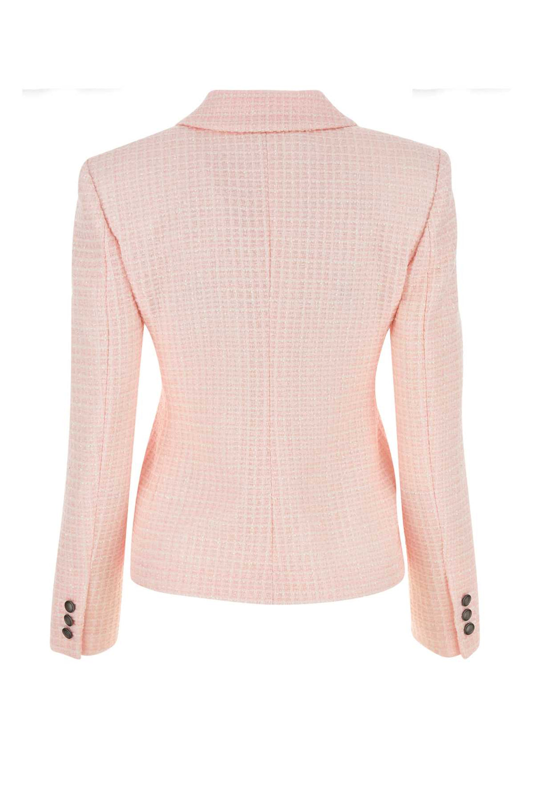 Alessandra Rich Women Light Pink Tweed Blazer