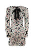 Alessandra Rich Women Printed Silk Mini Dress by Luosophy
