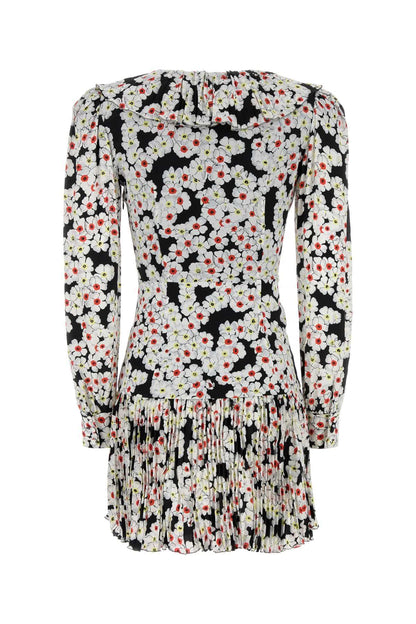 Alessandra Rich Women Printed Silk Mini Dress  DestGlow