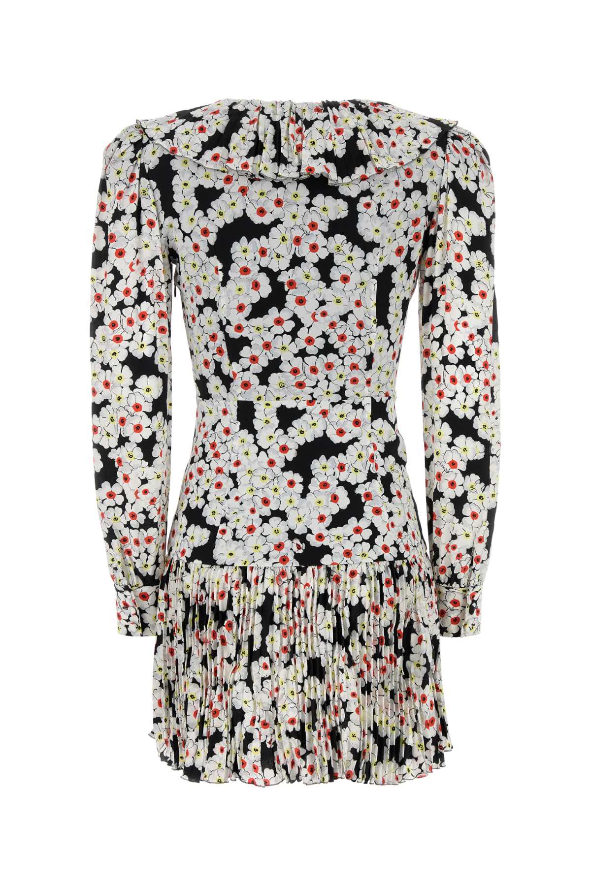 Alessandra Rich Women Printed Silk Mini Dress by Luosophy