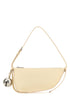 Burberry Women Cream Leather Shield Mini Shoulder Bag by Luosophy