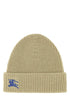 Burberry Women Khaki Cashmere Beanie Hat by Luosophy