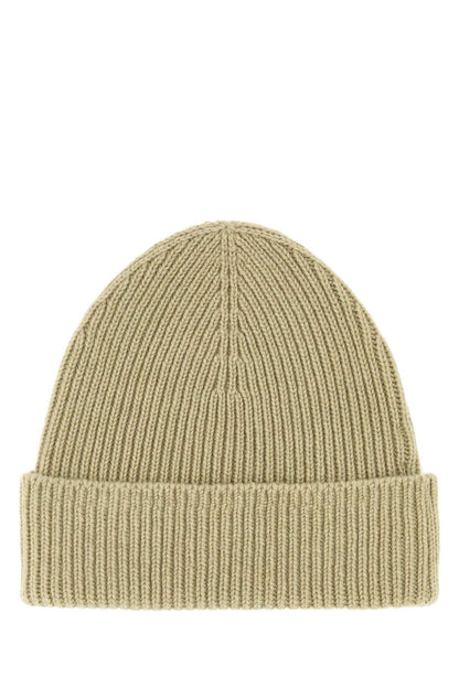 Burberry Women Khaki Cashmere Beanie Hat by Luosophy