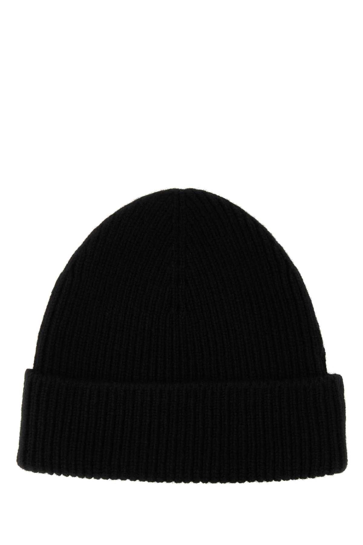 Burberry Women Black Cashmere Beanie Hat by Luosophy