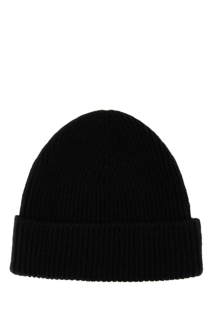 Burberry Women Black Cashmere Beanie Hat by Luosophy