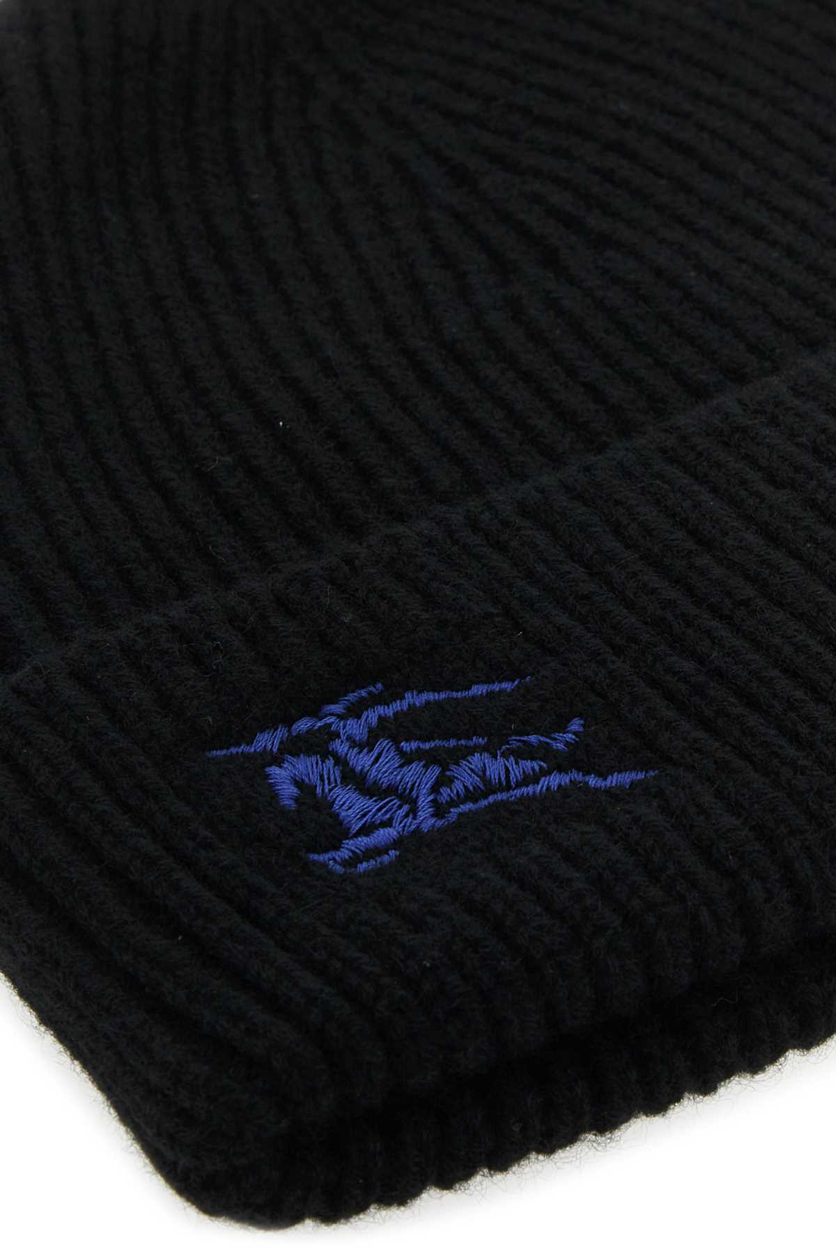 Burberry Women Black Cashmere Beanie Hat by Luosophy