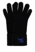 Burberry Women Black Cashmere Blend Gloves by Luosophy