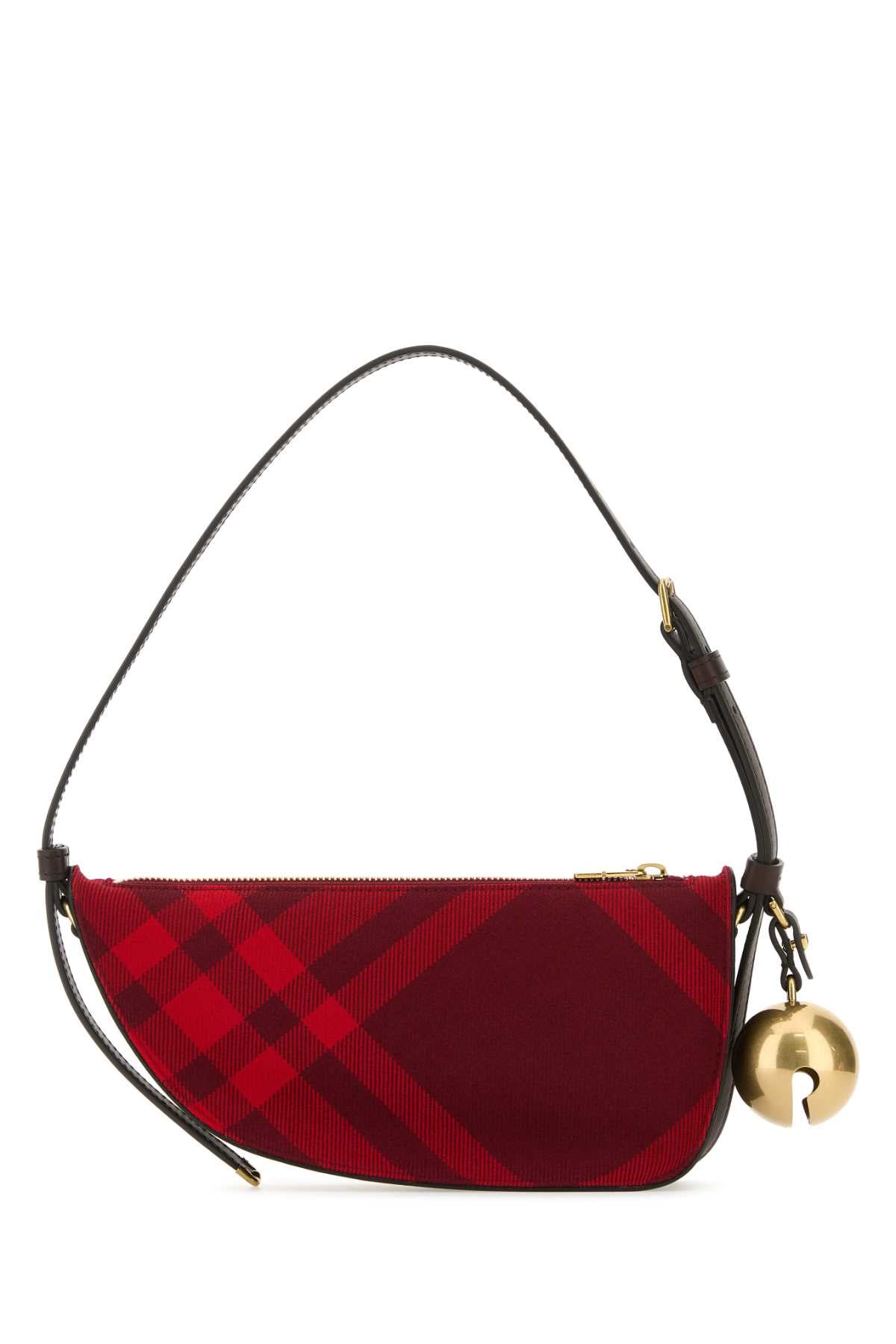 Burberry Women Embroidered Canvas Mini Shield Shoulder Bag by Luosophy