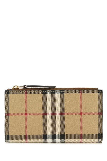 Burberry Women Printed Canvas Wallet by Luosophy