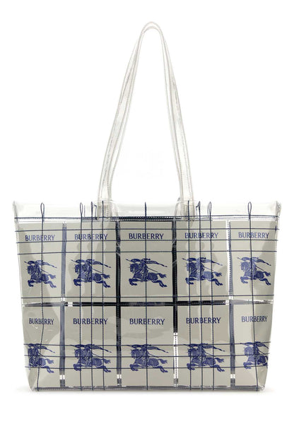 Burberry Men Embroidered Pvc Shopping Bag by Luosophy
