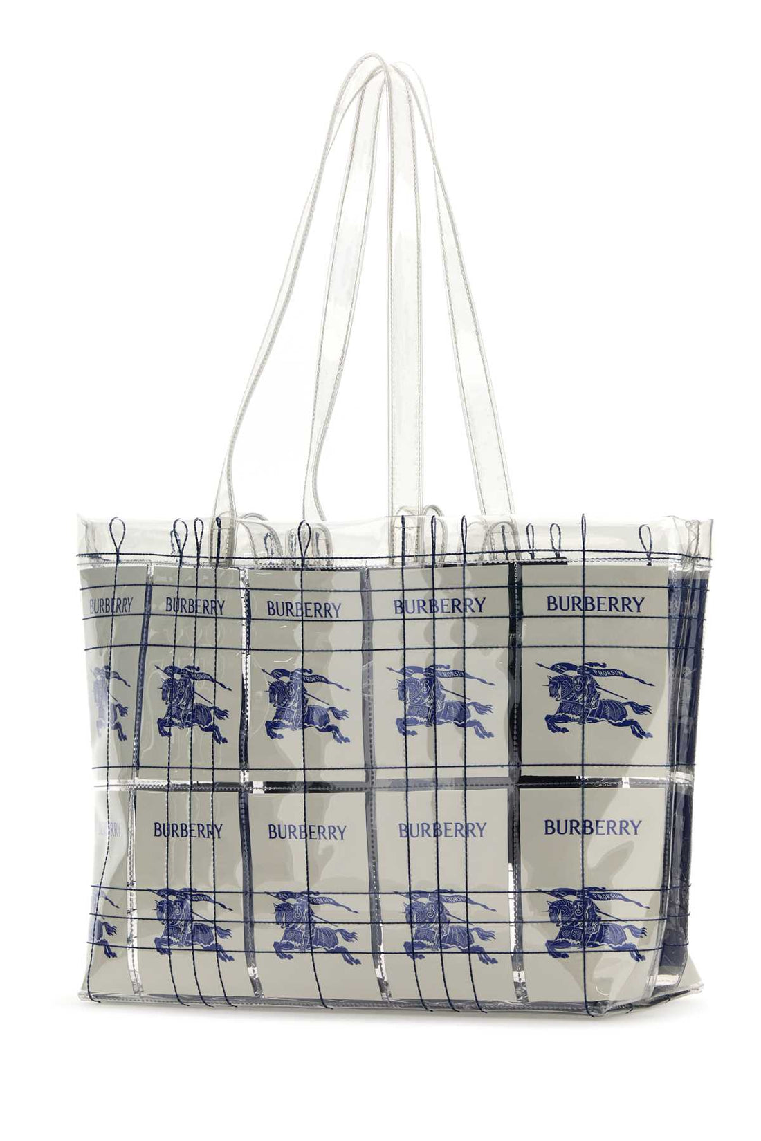 Burberry Men Embroidered Pvc Shopping Bag by Luosophy