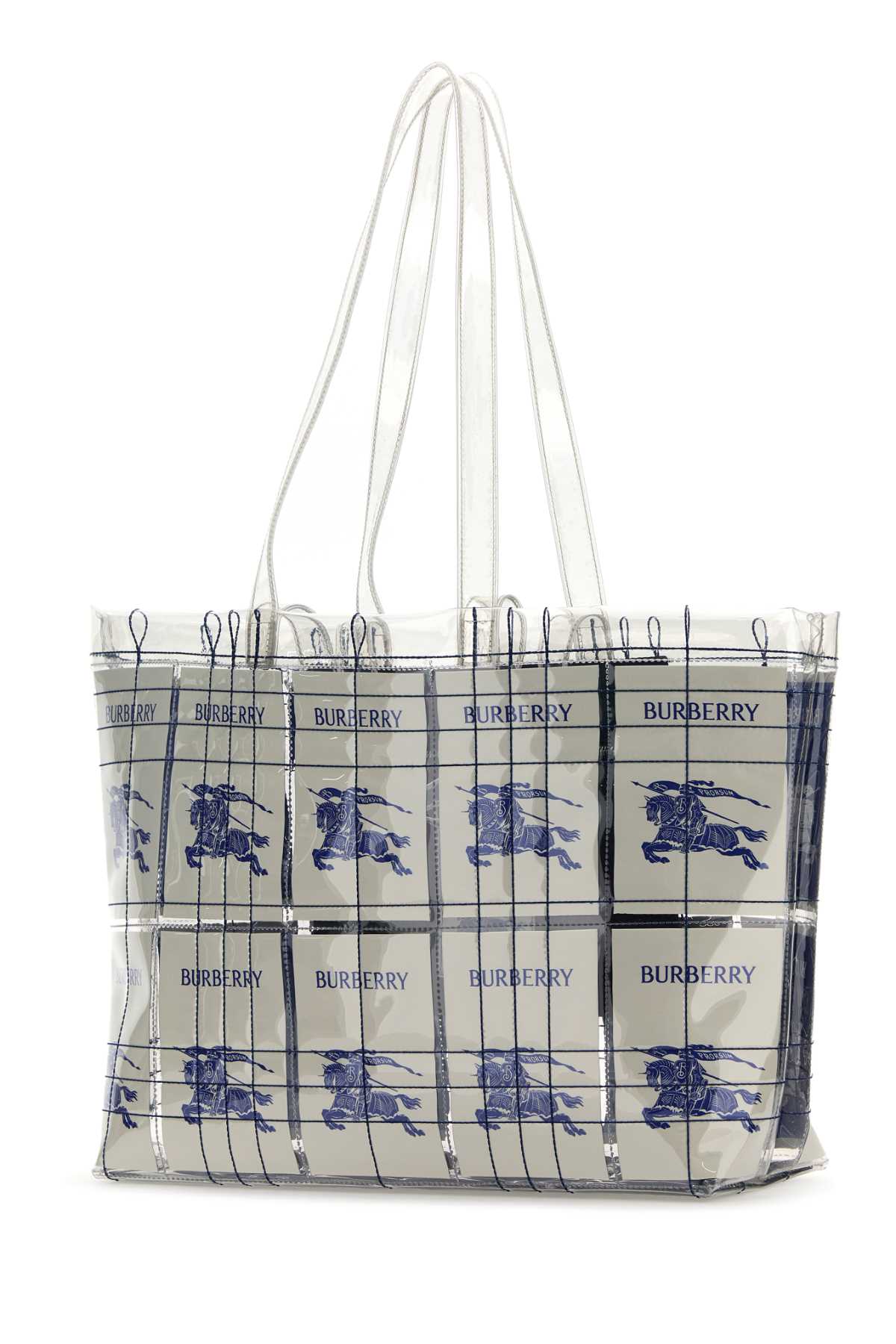 Burberry Men Embroidered Pvc Shopping Bag by Luosophy