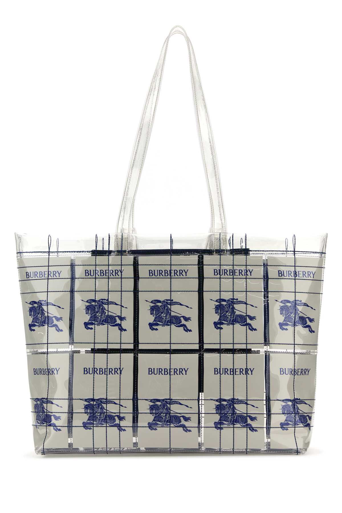 Burberry Men Embroidered Pvc Shopping Bag by Luosophy