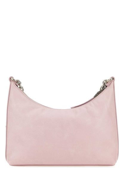 Givenchy Women Pastel Pink Leather Voyou Boyfriend Party Shoulder Bag by Luosophy