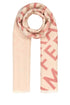 Salvatore Ferragamo Women Embroidered Wool Blend Reversible Scarf by Luosophy