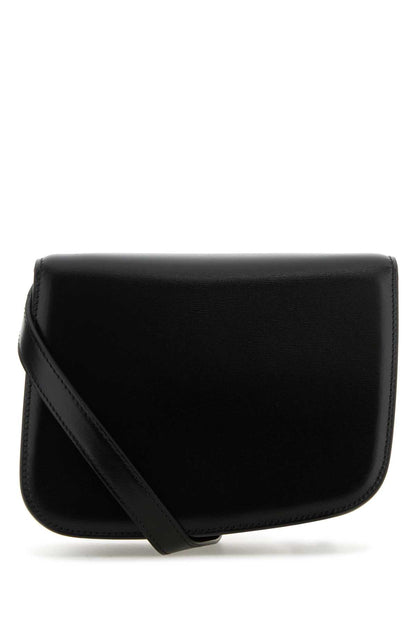Salvatore Ferragamo Women Black Leather Crossbody Bag by Luosophy