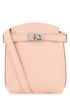 Salvatore Ferragamo Women Pastel Pink Leather Gancini Phone Case by Luosophy
