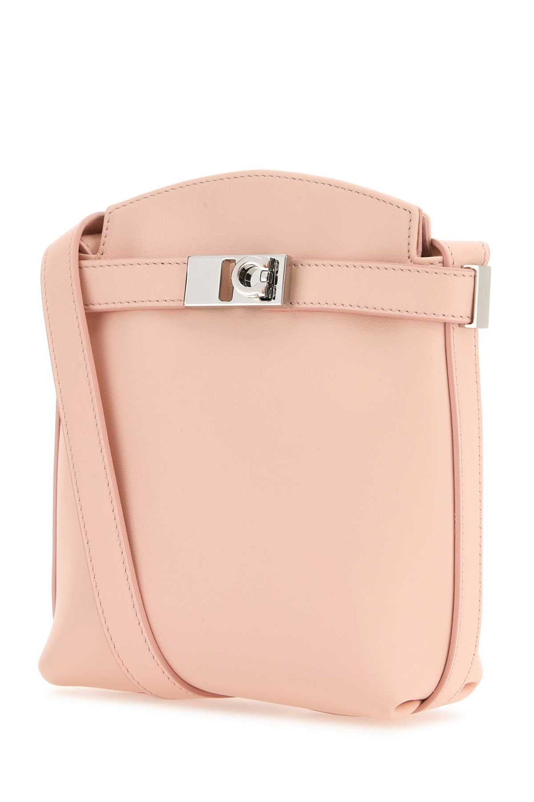 Salvatore Ferragamo Women Pastel Pink Leather Gancini Phone Case by Luosophy