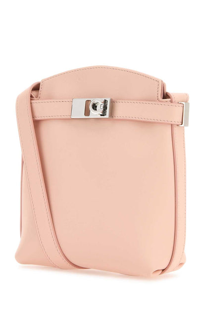 Salvatore Ferragamo Women Pastel Pink Leather Gancini Phone Case by Luosophy
