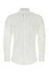 Dolce & Gabbana Men White Stretch Poplin Shirt by Luosophy