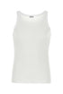 Dolce & Gabbana Men White Cotton Marcello Tank Top by Luosophy