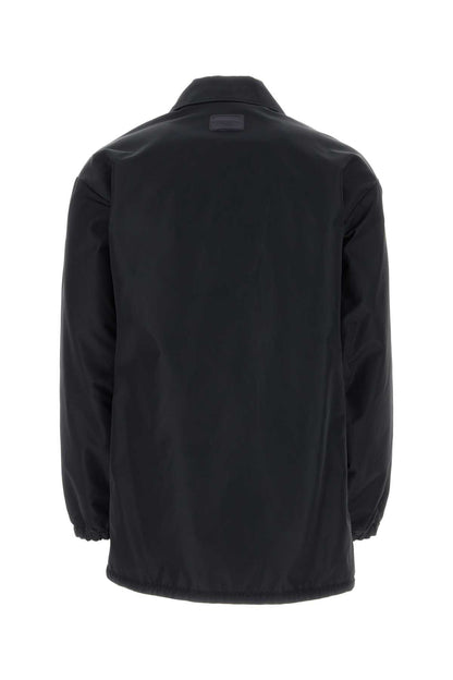 Dolce &amp; Gabbana Men Midnight Blue Nylon Jacket by Luosophy