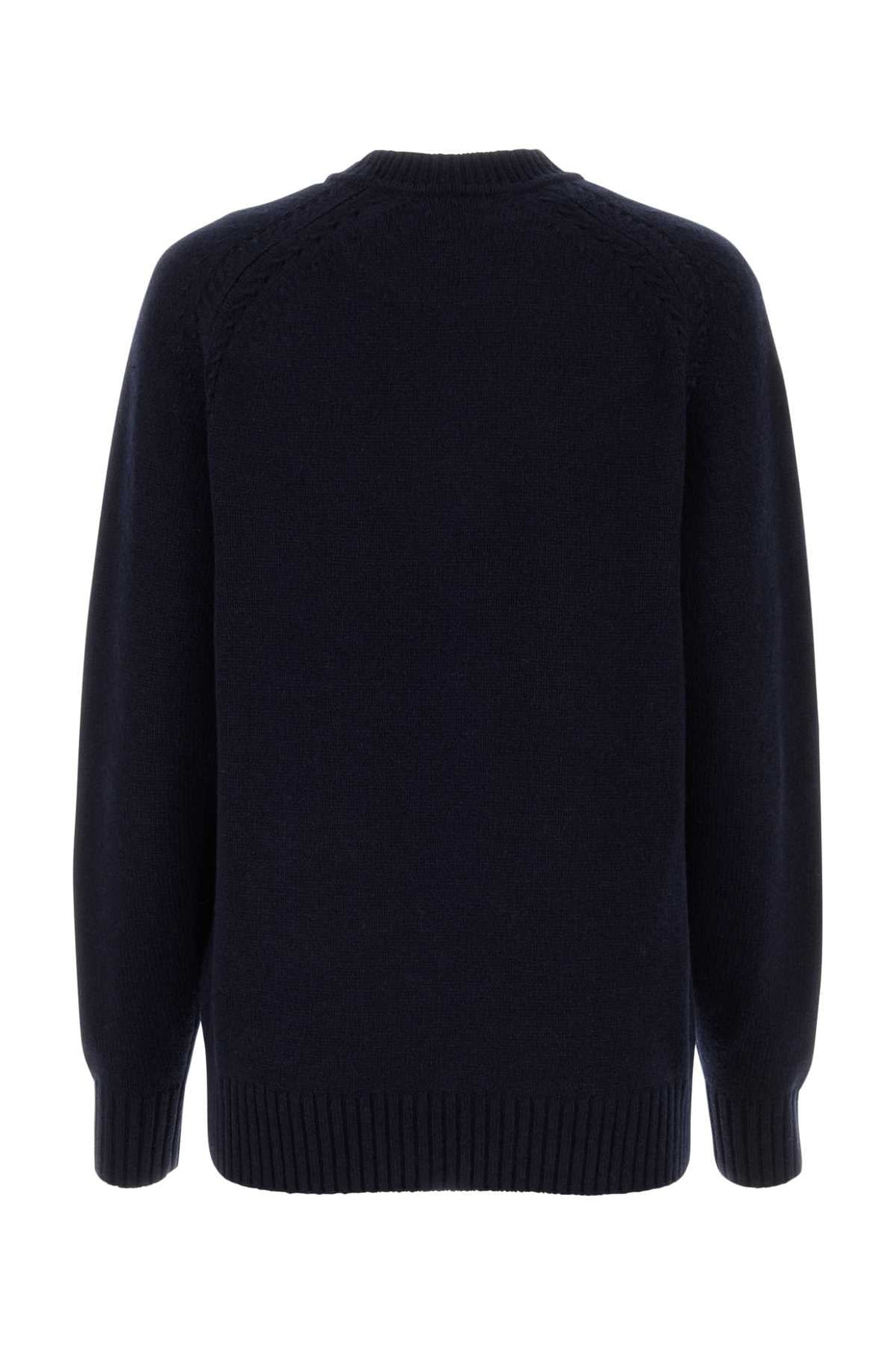 Chloe Women Midnight Blue Cashmere Blend Oversize Sweater by Luosophy