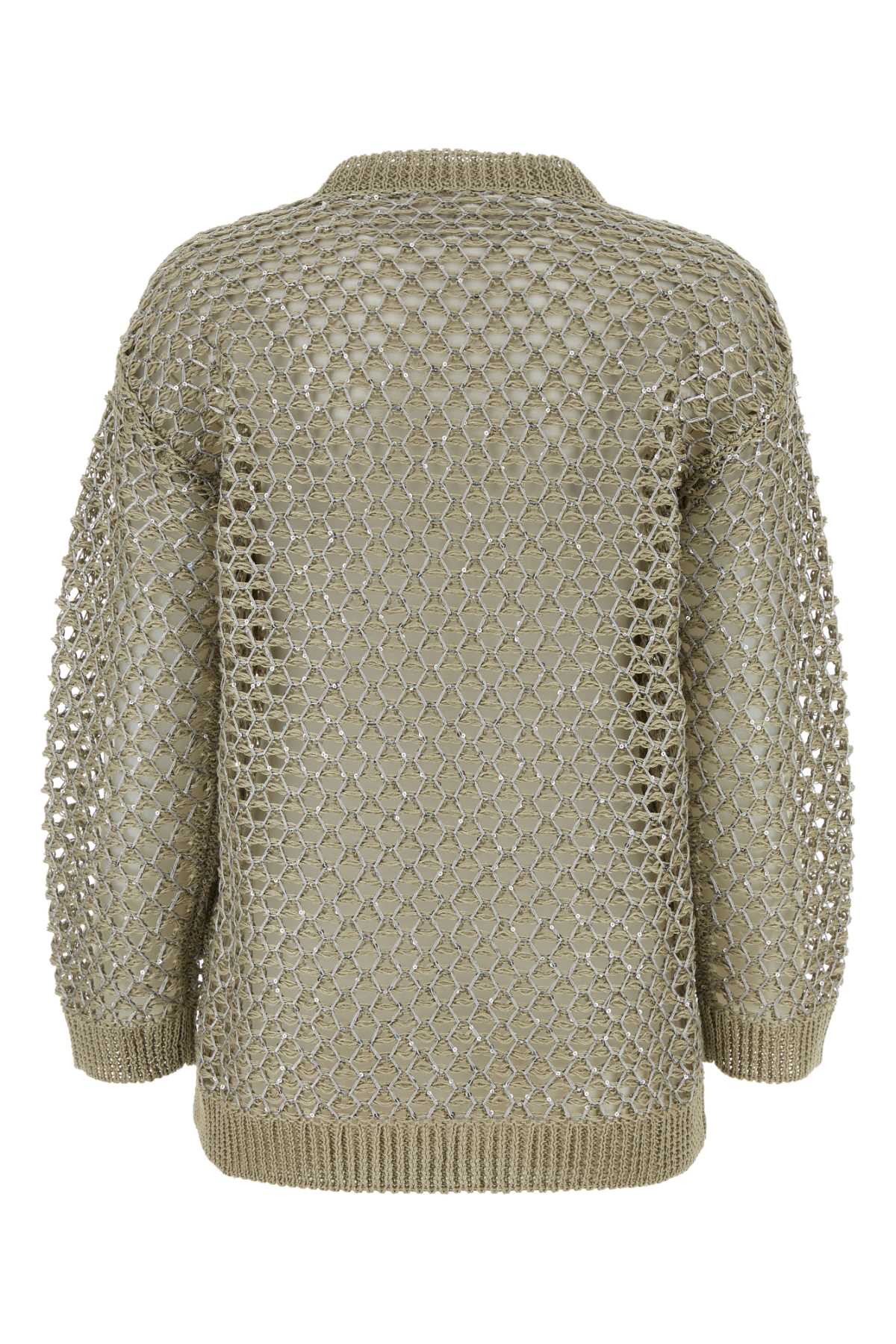 Valentino Garavani Women Embellished Crochet Sweater by Luosophy