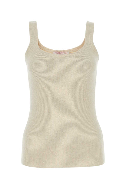 Valentino Garavani Women Sand Silk Tank Top by Luosophy
