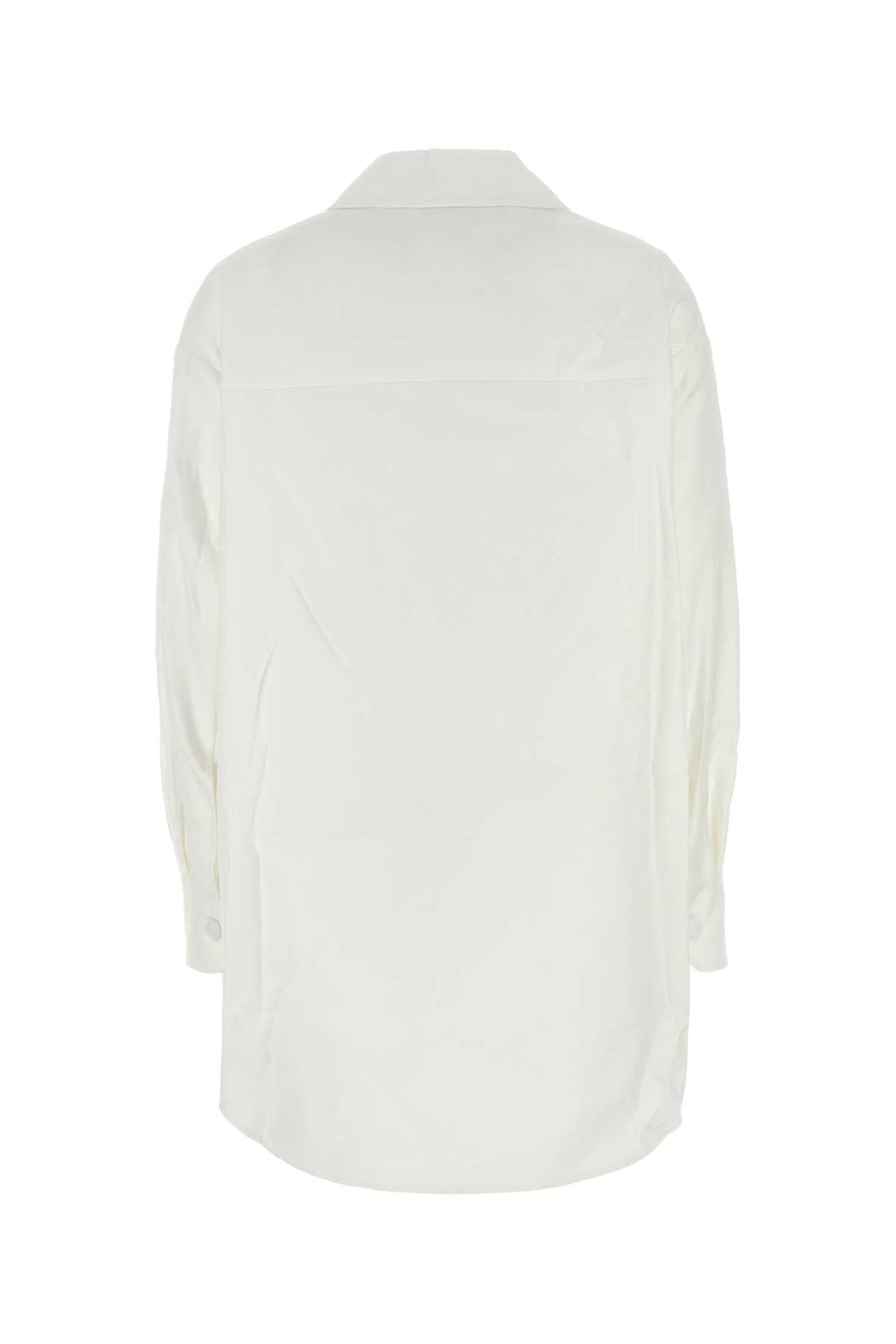 Valentino Garavani Women White Cotton Blend Oversize Jacket