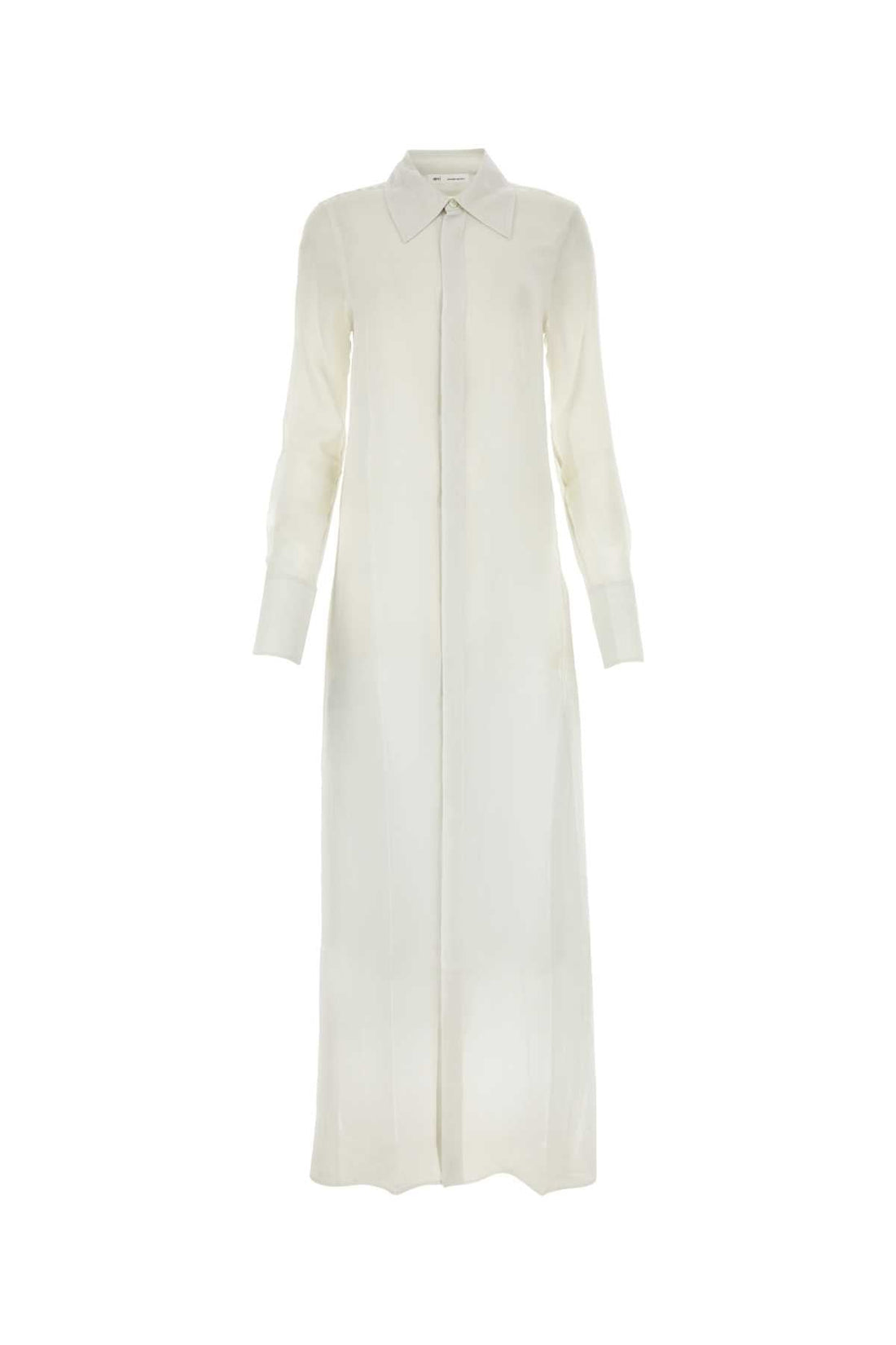 Ami Women Chalk Crepe Shirt Dress by Luosophy