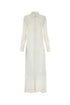 Ami Women Chalk Crepe Shirt Dress by Luosophy