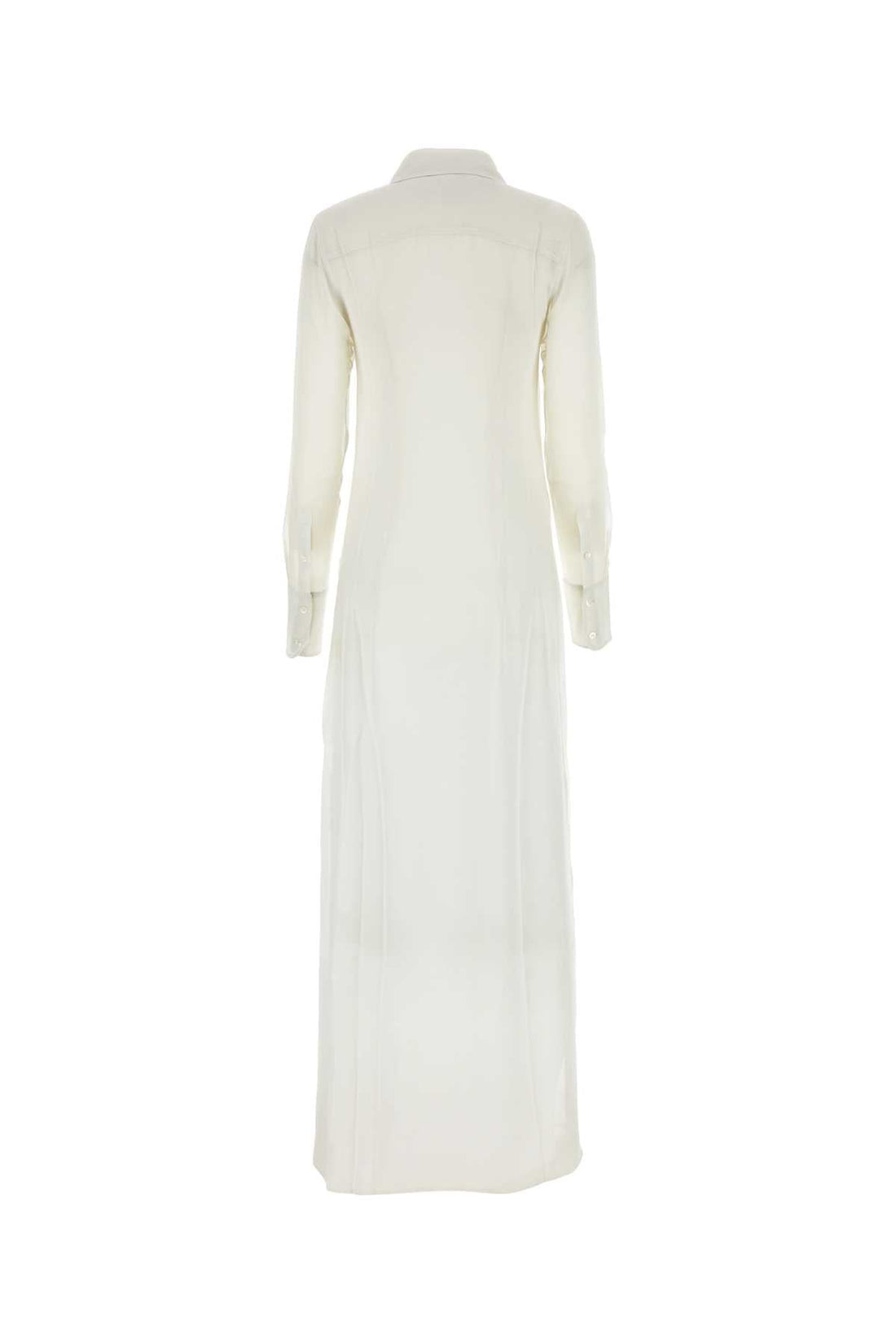 Ami Women Chalk Crepe Shirt Dress by Luosophy