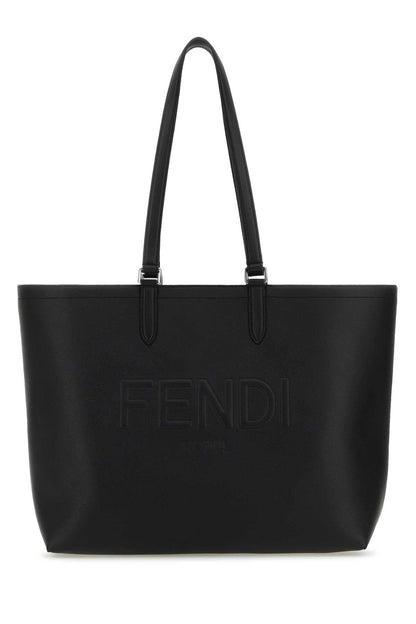 Fendi Men Back Leather Fendi Roma Shopping Bag by Luosophy