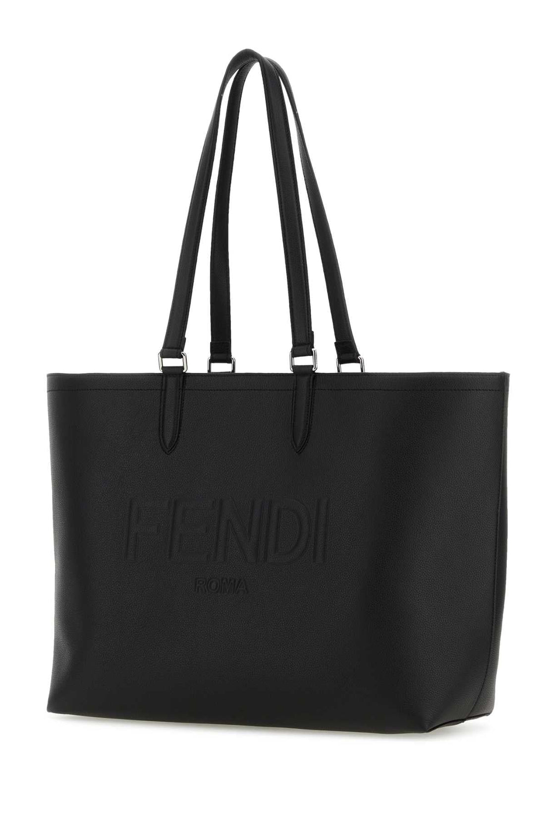 Fendi Men Back Leather Fendi Roma Shopping Bag by Luosophy