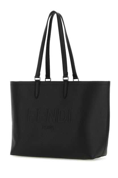 Fendi Men Back Leather Fendi Roma Shopping Bag by Luosophy