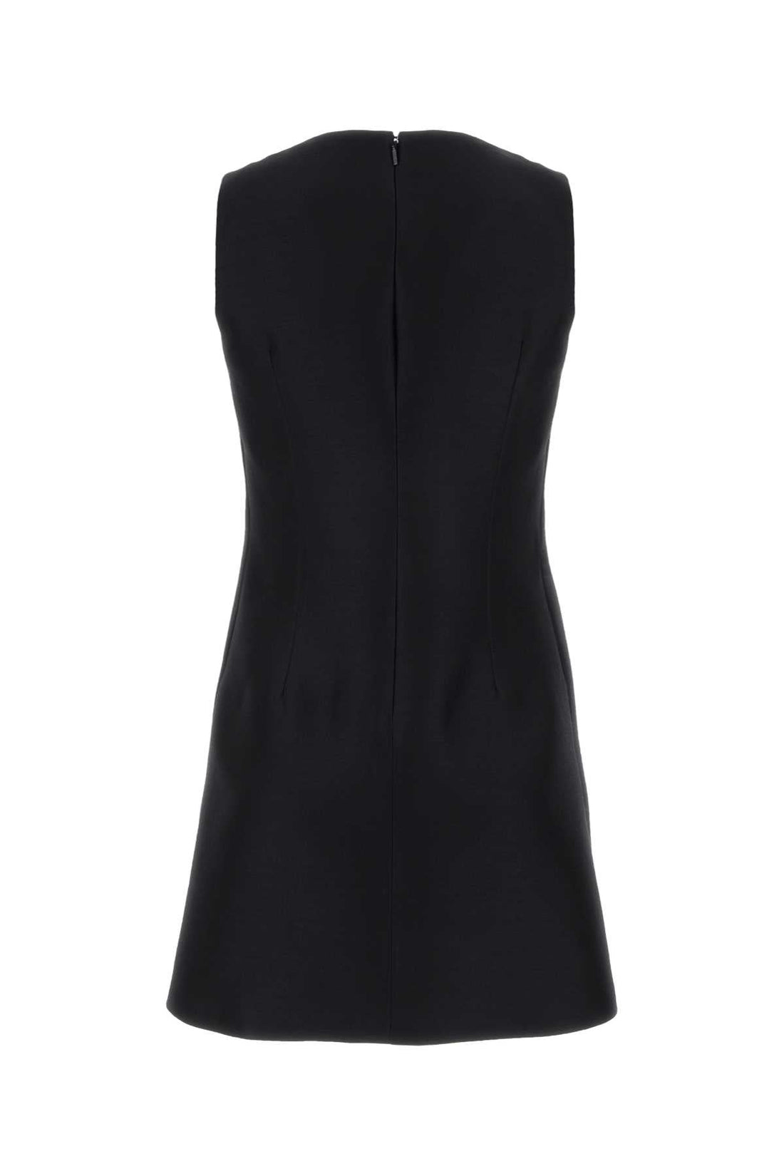 Versace Women Black Twill Mini Dress by Luosophy
