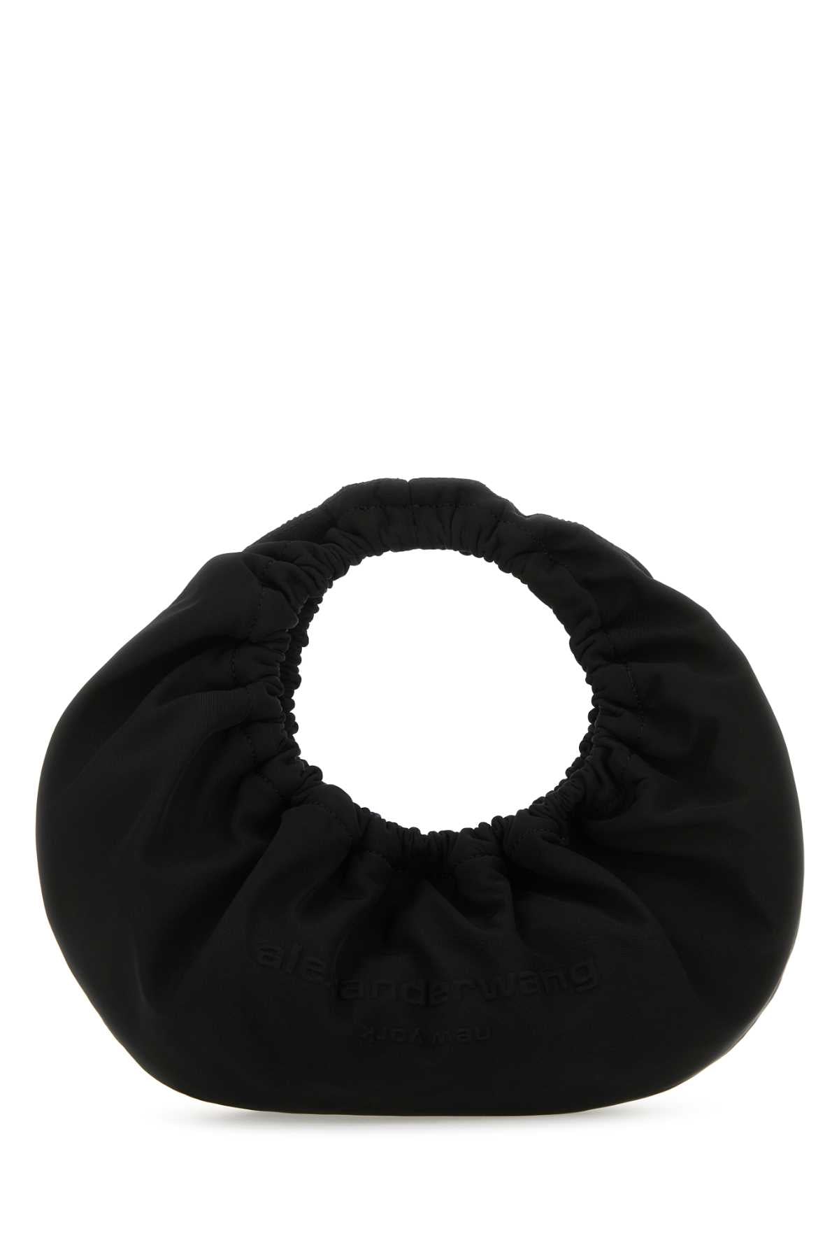 Alexander Wang Women Black Fabric Crescent Small Handbag by Luosophy