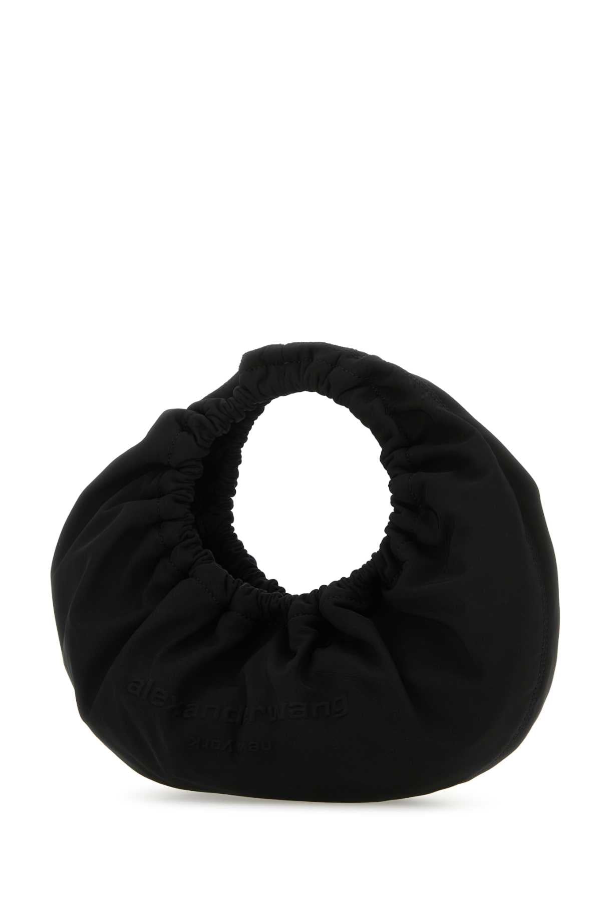 Alexander Wang Women Black Fabric Crescent Small Handbag by Luosophy