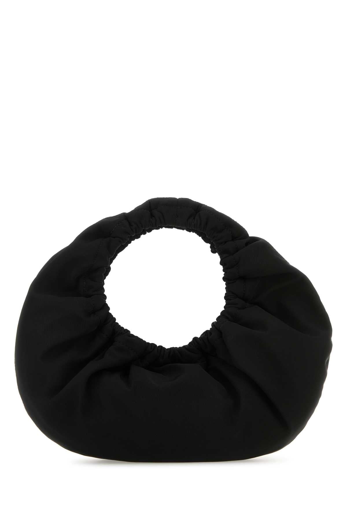 Alexander Wang Women Black Fabric Crescent Small Handbag by Luosophy
