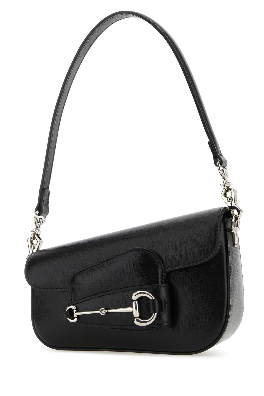 Gucci Women Black Leather Mini Gucci Horsebit 1955 Handbag by Luosophy