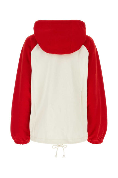 Gucci Women Two-Tone Cotton Oversize Sweatshirt