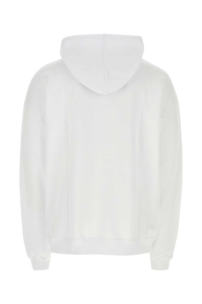 Dsquared Men White Cotton Sweatshirt
