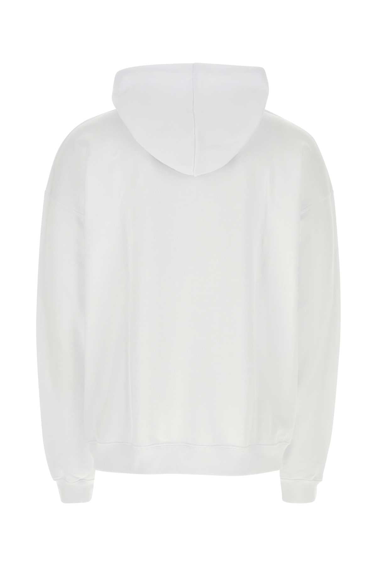 Dsquared Men White Cotton Sweatshirt by Luosophy