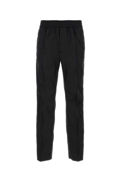 Valentino Garavani Men Black Toile Iconographe Chino Pant by Luosophy