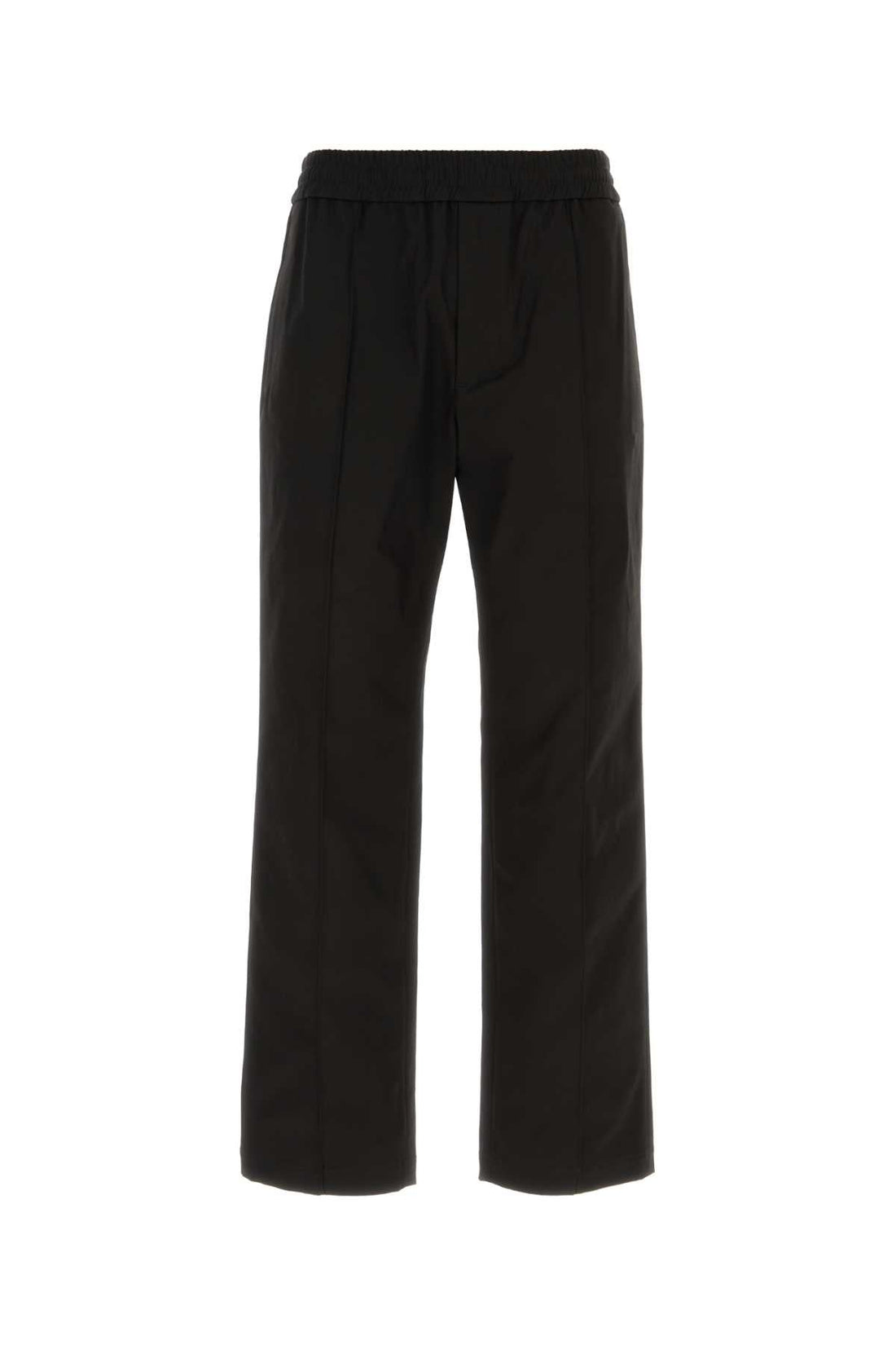 Valentino Garavani Men Black Stretch Cotton Pant by Luosophy