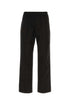 Valentino Garavani Men Black Stretch Cotton Pant by Luosophy