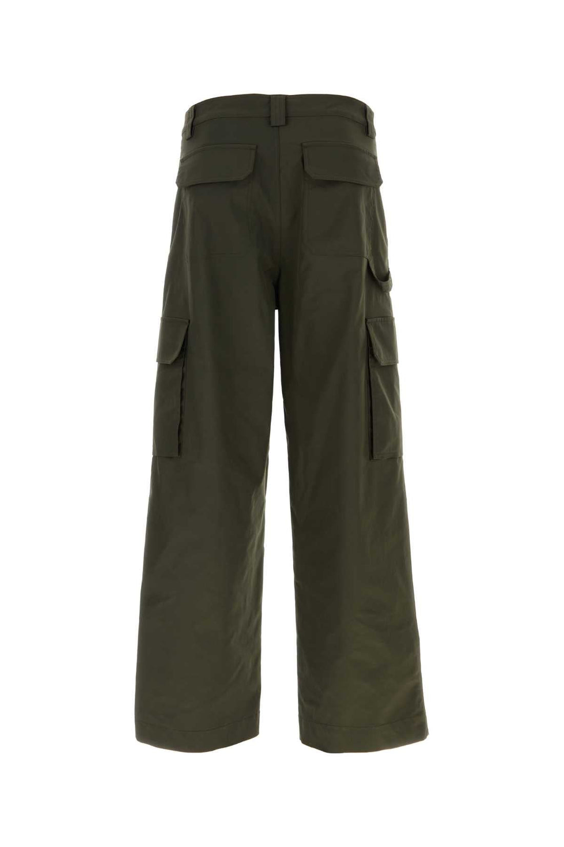 Valentino Garavani Men Olive Green Polyester Blend Cargo Pant by Luosophy
